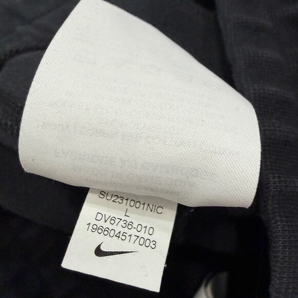 Nike Tech Fleece High Rise Sweatpants Women's Large Black Joggers DV6736-010 - Picture 8 of 12
